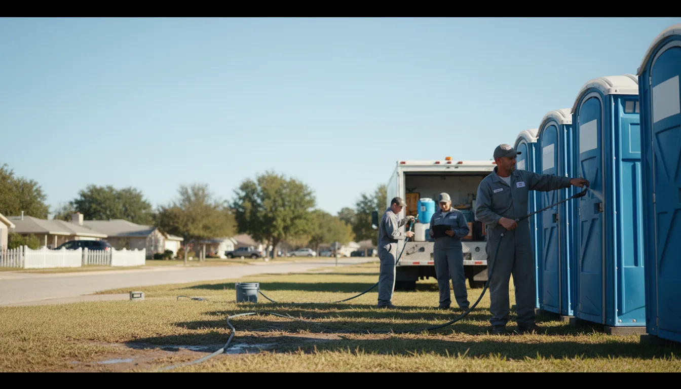 Long-Term Portable Toilet Rental in Pelham, GA near me